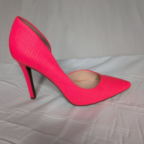 Jessica Simpson Pink Pointed-Toe Stiletto Heels Size 10 - Picture 2 of 8